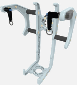 Hillaero UNIVENT FAA certified mountable bracket for Air Ambulance Airmed Helicopter or Fixed Wing Aircraft ISO1